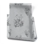 Floral Wallpaper Gray Color 10m x 0.53m Model 17805