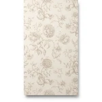 Floral Wall Decoration 10m x 0.53m Beige Color, Model 17812