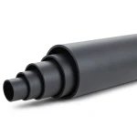 أنابيب HDPE ضغط 9.9 بار PE 100 قطر خارجي 200 مم SDR 13.6 لون أسود