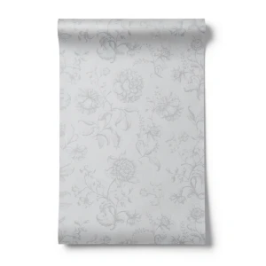 Floral Wall Decoration 10m x 0.53m Gray, Model 17811
