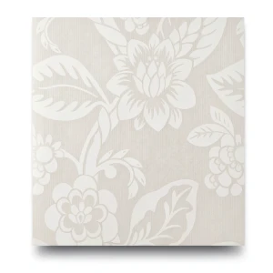 Wall Decoration Floral Design 10 m x 1.06 m Pale Beige, Model 700041