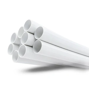 UPVC Pipe Nominal Pressure 11 Bar Size 1/2 1 inch Thickness 1.85 mm White