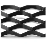 Hot Rolled Black Steel Expanded Metal Mesh Thickness 3 mm Width 2.44 m Length 7 m