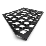 Hot Rolled Black Steel Expanded Metal Mesh Thickness 3 mm Width 2.44 m Length 6 m