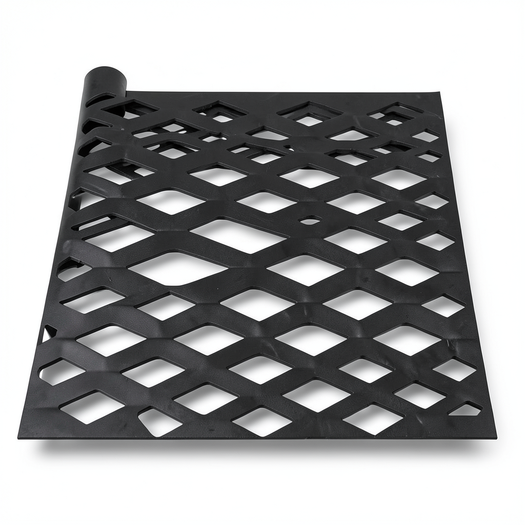 Hot Rolled Black Steel Expanded Metal Mesh Thickness 3 mm Width 2.44 m Length 7 m