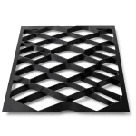 Mazyoon Hot Rolled Black Steel Expanded Metal Mesh 3.8mm Thickness 2.44m x 3m Width