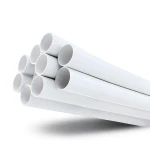 انابيب بلاستيك UPVC مقاس 6 إنش سمك 8.03 مم لون أبيض ضغط 13.8 بار