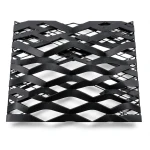 Mazyoon Hot Rolled Black Steel Expanded Metal Mesh 3.8mm Thickness 2.44m x 3m Width