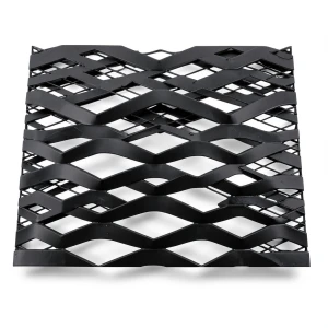 Mazyoon Hot Rolled Black Steel Expanded Metal Mesh 3.8mm Thickness 2.44m x 3m Width