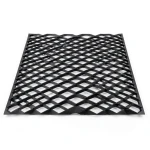 Hot Rolled Black Steel Expanded Metal Mesh Thickness 3.8 mm Width 2.44 m Length 5 m