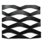Hot Rolled Black Steel Expanded Metal Mesh Thickness 3 mm Width 2.44 m Length 7 m