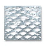 Galvanized Steel Expanded Metal Mesh Thickness 3.8 mm Width 2.44 M Length 1 M