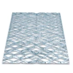 Galvanized Steel Expanded Metal Mesh Thickness 3 mm Width 2.44 m Length 3 m