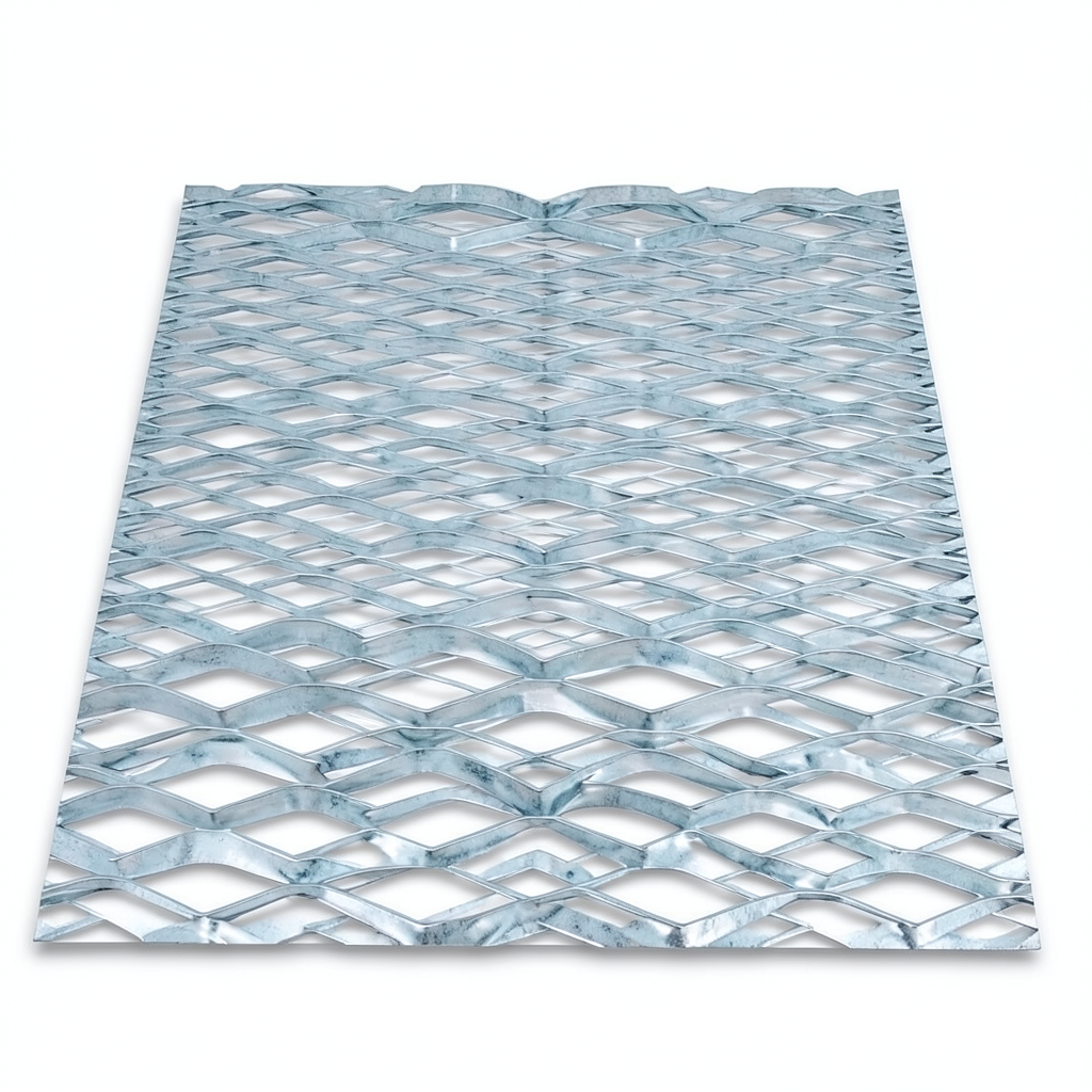 Galvanized Steel Expanded Metal Mesh Thickness 3 mm Width 2.44 m Length 3 m