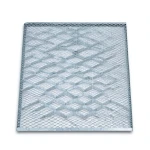 Galvanized Steel Expanded Metal Mesh Thickness 3.8 mm Width 2.44 m Length 4 m
