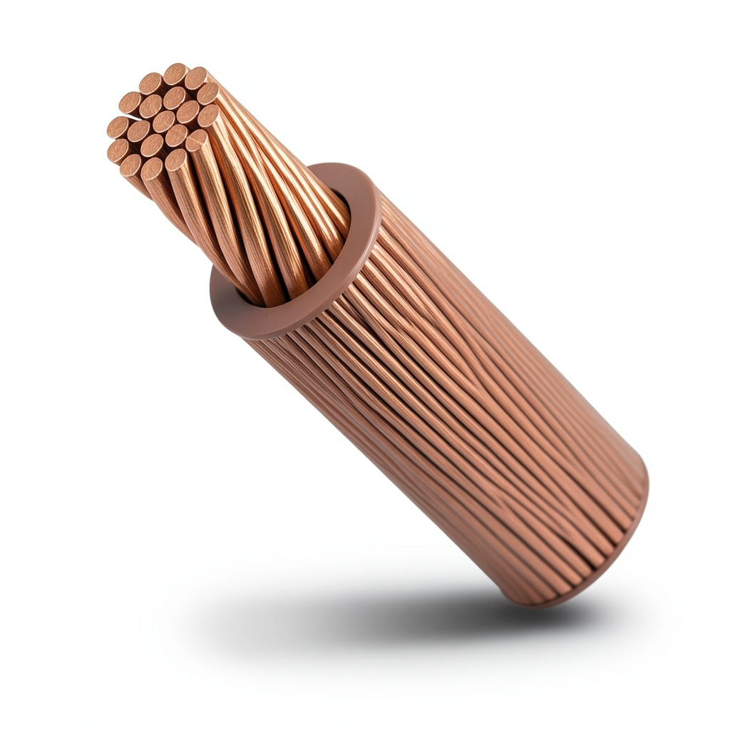 35mm Stranded Electrical Wire Copper Conductor 450/750V PVC Insulated Brown