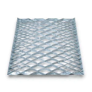 Galvanized Steel Expanded Metal Mesh Thickness 3.8 mm Width 2.44 m Length 3 m