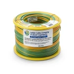 6mm Stranded Copper Earthing Electric Wire 450/750V, Yellow/Green | Jeddah Cables Company