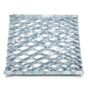 Galvanized Steel Expanded Metal Mesh Thickness 3.8 mm Width 2.44 m Length 4 m
