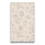 Floral Wall Decoration 10m x 0.53m Beige Color, Model 17812