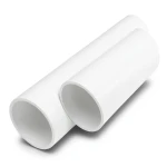 أنابيب UPVC ضغط اسمي 21.7 بار مقاس 1 إنش سمك 2.5 مم لون أبيض