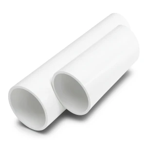 أنابيب UPVC ضغط اسمي 21.7 بار مقاس 1 إنش سمك 2.5 مم لون أبيض