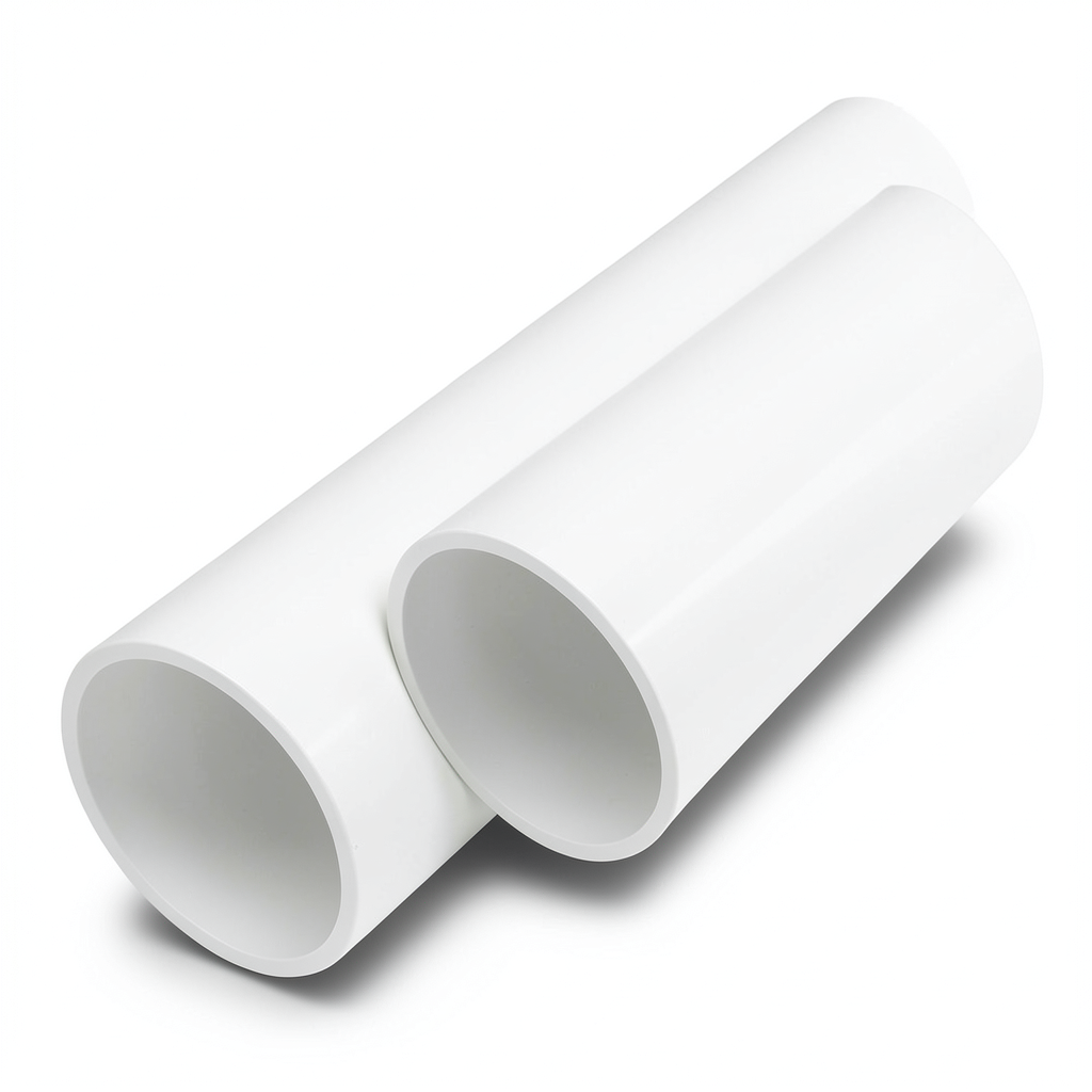 أنابيب UPVC ضغط اسمي 21.7 بار مقاس 1 إنش سمك 2.5 مم لون أبيض