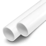 أنابيب UPVC ضغط اسمي 21.7 بار مقاس 1/4 1 إنش سمك 3.1 مم لون أبيض
