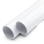 أنابيب UPVC ضغط اسمي 21.7 بار مقاس 4 إنش سمك 8.5 مم لون أبيض