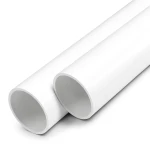 أنابيب UPVC ضغط اسمي 21.7 بار مقاس 6 إنش سمك 12.5 مم لون أبيض