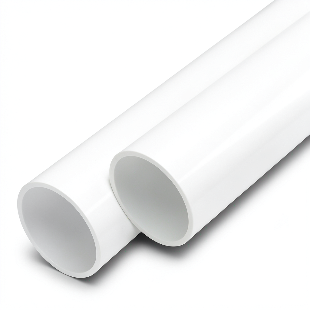 مواسير UPVC ضغط اسمي 6 بار مقاس 3 إنش سمك 2.9 مم لون أبيض