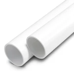 مواسير UPVC ضغط اسمي 6 بار مقاس 4 إنش سمك 3.4 مم لون أبيض