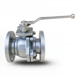 محبس كروي فولاذي مقاوم للصدأ ANSI 150LB بمقعد PTFE
