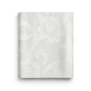Wall Decoration Floral Design 10 m x 1.06 m Pale Beige, Model 700041