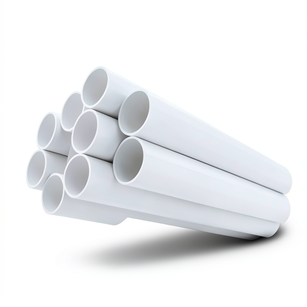 UPVC Plastic Pipe 3/4 inch Nominal Pressure 17.2 Bar Thickness 1.57 mm White
