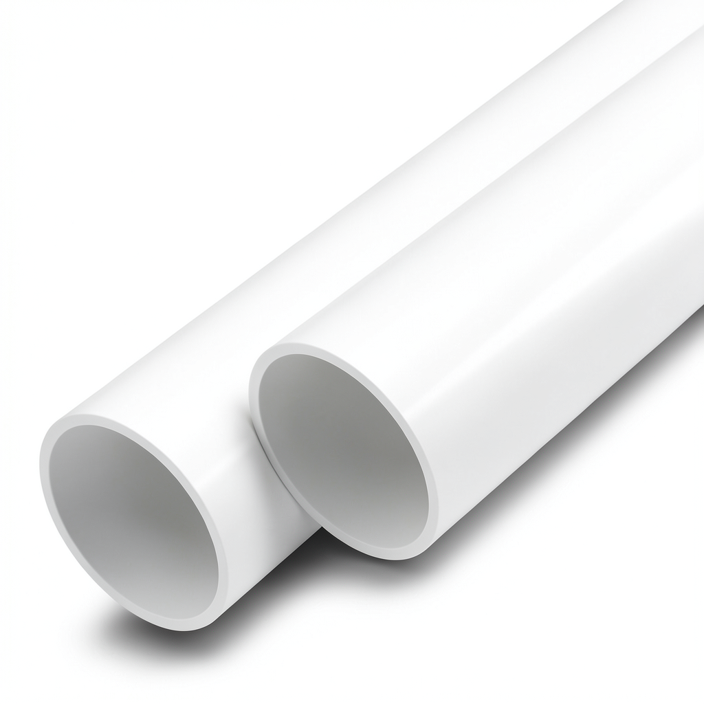 مواسير UPVC مقاس 2 إنش سمك 1.8 مم لون أبيض