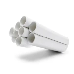 مواسير بلاستيك UPVC ضغط 17.2 بار مقاس 1 1/4 إنش سمك 2.49 مم لون أبيض