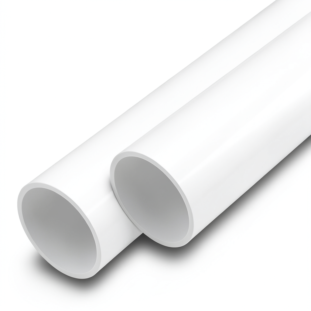 مواسير UPVC مقاس 3 إنش سمك 1.8 مم لون أبيض