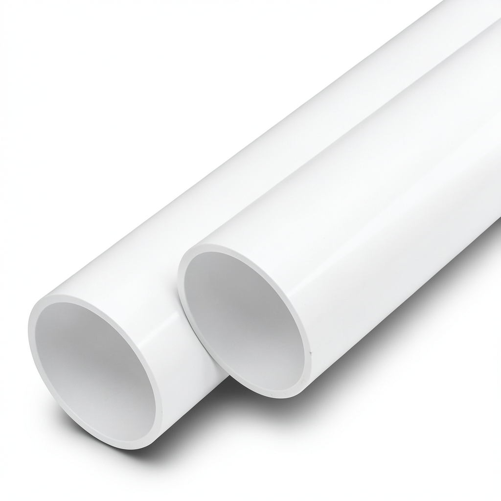 مواسير UPVC مقاس 8 إنش سمك 3.1 مم لون أبيض