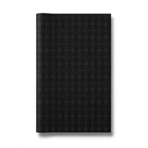 Italian Wallpaper Patterned Design Black Color, Size 10mx0.70m, Model rc17114