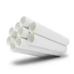 مواسير UPVC مقاس 4 إنش سمك 6.73 مم ضغط 17.2 بار لون أبيض
