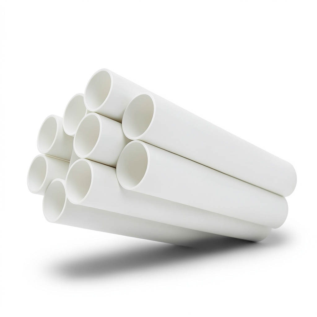 UPVC Plastic Pipe 4 inch Thickness 6.73 mm Pressure 17.2 Bar White Color