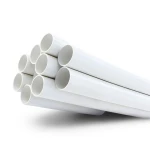 انابيب UPVC ضغط اسمي 17.2 بار مقاس 8 إنش سمك 12.9 مم لون أبيض