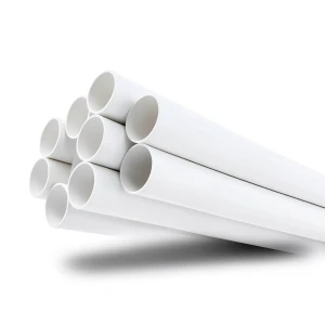 مواسير UPVC ضغط 21.7 بار مقاس 1 إنش سمك 2.46 مم لون أبيض