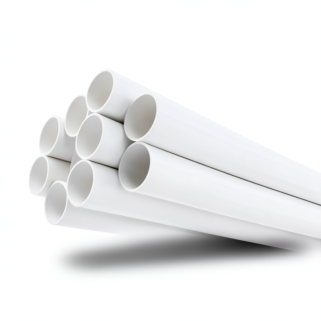 UPVC Pipe Nominal Pressure 21.7 Bar Size 1 inch Thickness 2.46 mm White Color