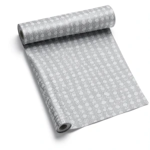 Italian Wallpaper Patterned Design Gray Color, Size 10m x 0.70m, Model rc17113