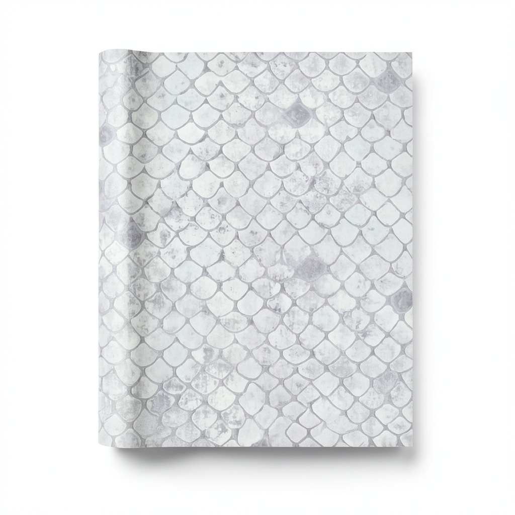 Italian Wallpaper Patterned Design Light Gray, Size 10mx0.70m, Model rc17103
