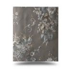 Italian Wallpaper Floral Design 10m x 1.06m Dark Beige, Model 82863