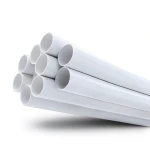 مواسير UPVC ضغط 21.7 بار مقاس 4 إنش سمك 8.46 مم لون أبيض