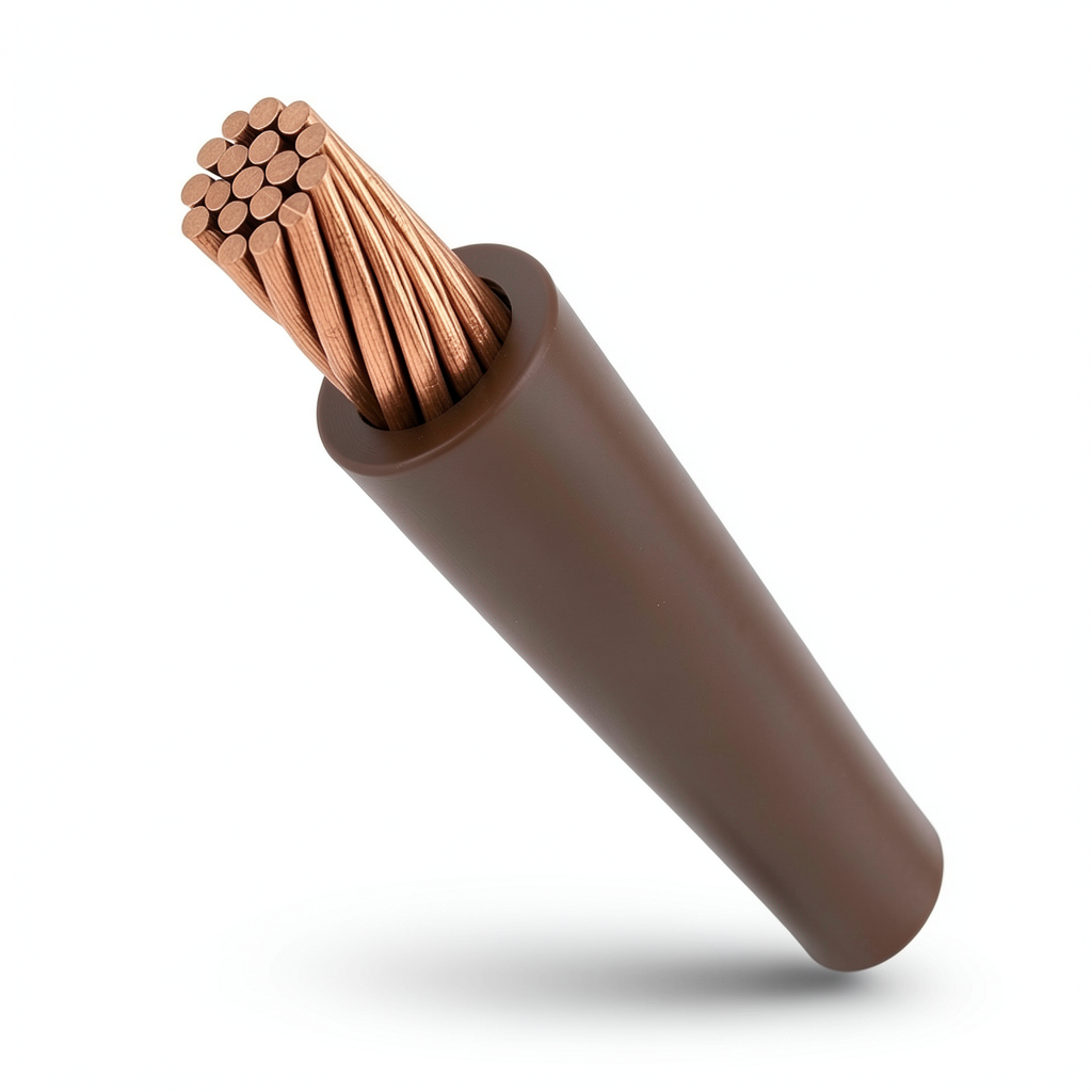 50 sq mm Stranded Copper Wire 450/750V PVC Insulation Brown